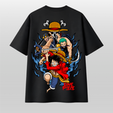 Pirate Crew Anime Oversized T-Shirt – Ocean Rebel Streetwear Tee