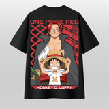 Red Legacy Anime Inspired Oversized T-Shirt