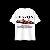 Charles Leclerc Ferrari F1 Oversized T-Shirt – White