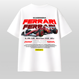 Ferrari SF-25 F1 Oversized T-Shirt – Scuderia Racing Graphic Tee