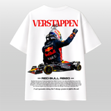 Max Verstappen Red Bull RB20 Oversized T-Shirt – F1 Racing Graphic Tee