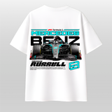 George Russell Mercedes F1 Oversized T-Shirt – W15 Racing Graphic Tee