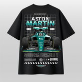 Aston Martin F1 Oversized T-Shirt – Racing Motorsport Graphic Tee