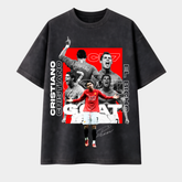 Cristiano Ronaldo CR7 Acid Wash Oversized T-Shirt – El Bicho Streetwear Edition