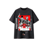 CR7 Greatest El Bicho Acid Wash Oversized T-Shirt