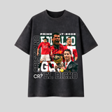 CR7 El Bicho Acid Wash Oversized T-Shirt