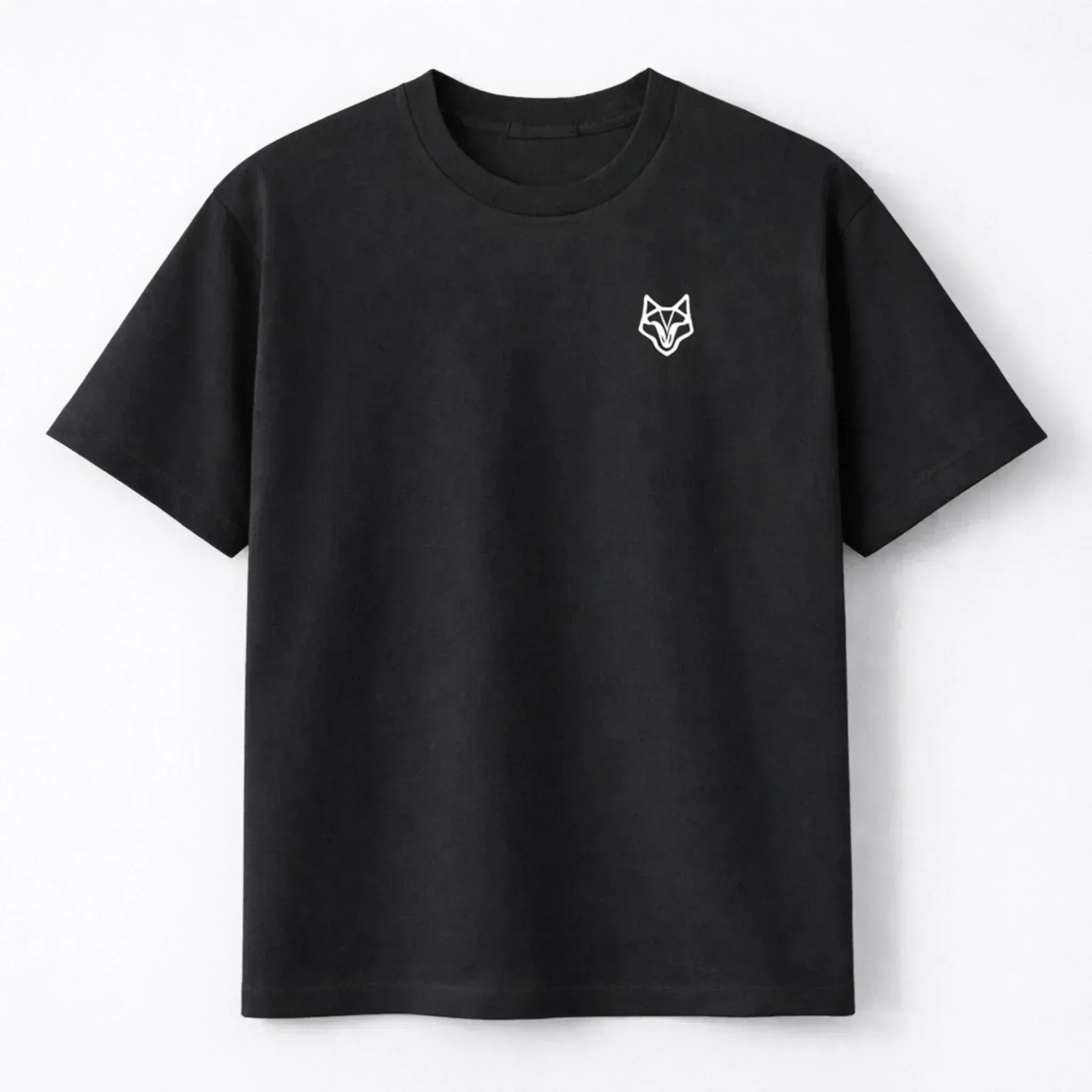 Plain Oversized T-Shirt – Classic Black - WULFVERSE