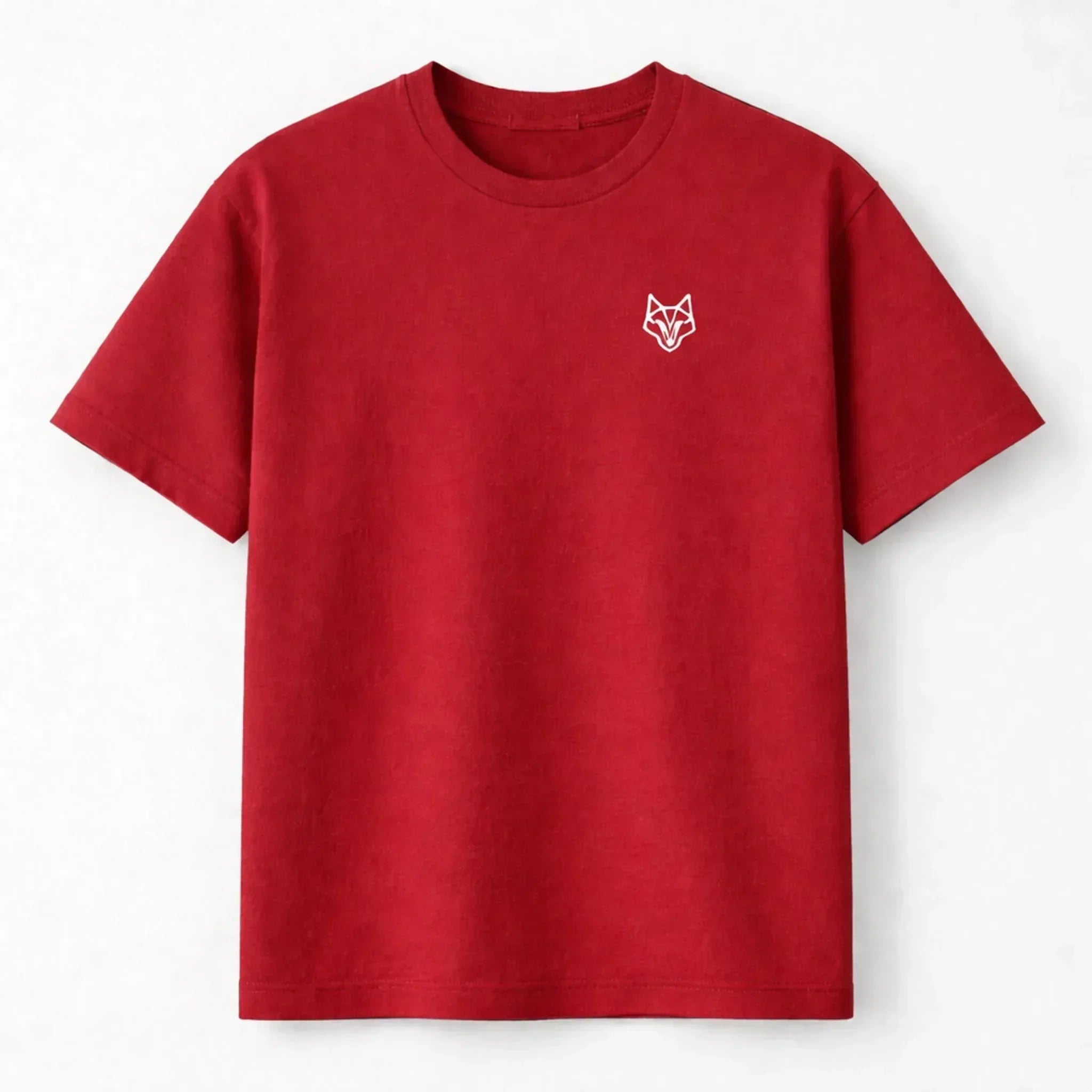 Plain Oversized T-Shirt – Deep Maroon - WULFVERSE