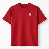 Plain Oversized T-Shirt – Deep Maroon - WULFVERSE