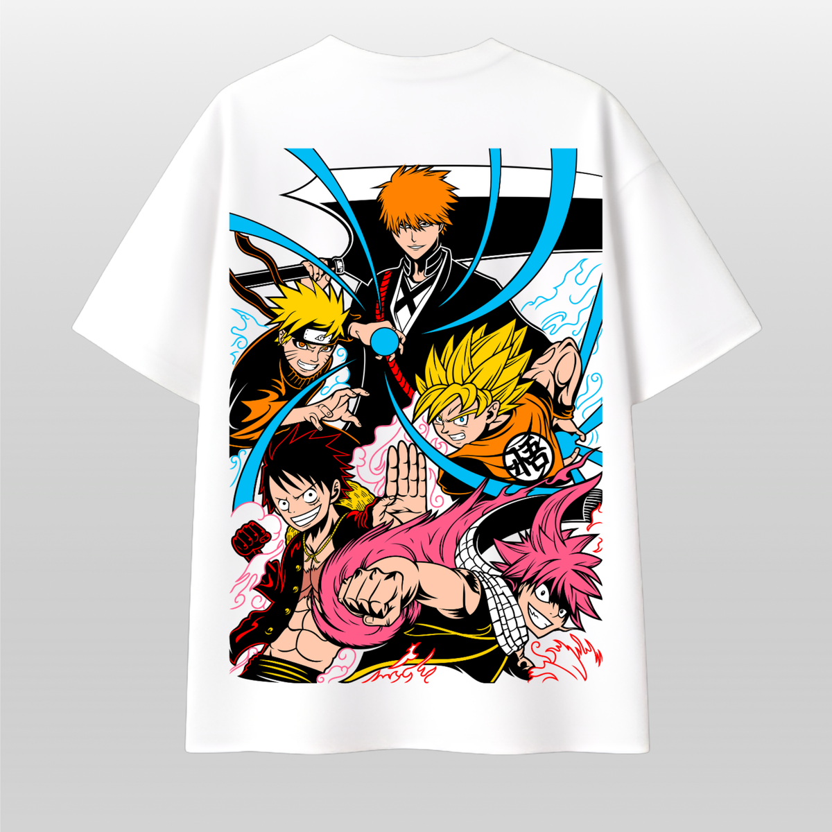Anime Legends Clash Inspired Oversized T-Shirt