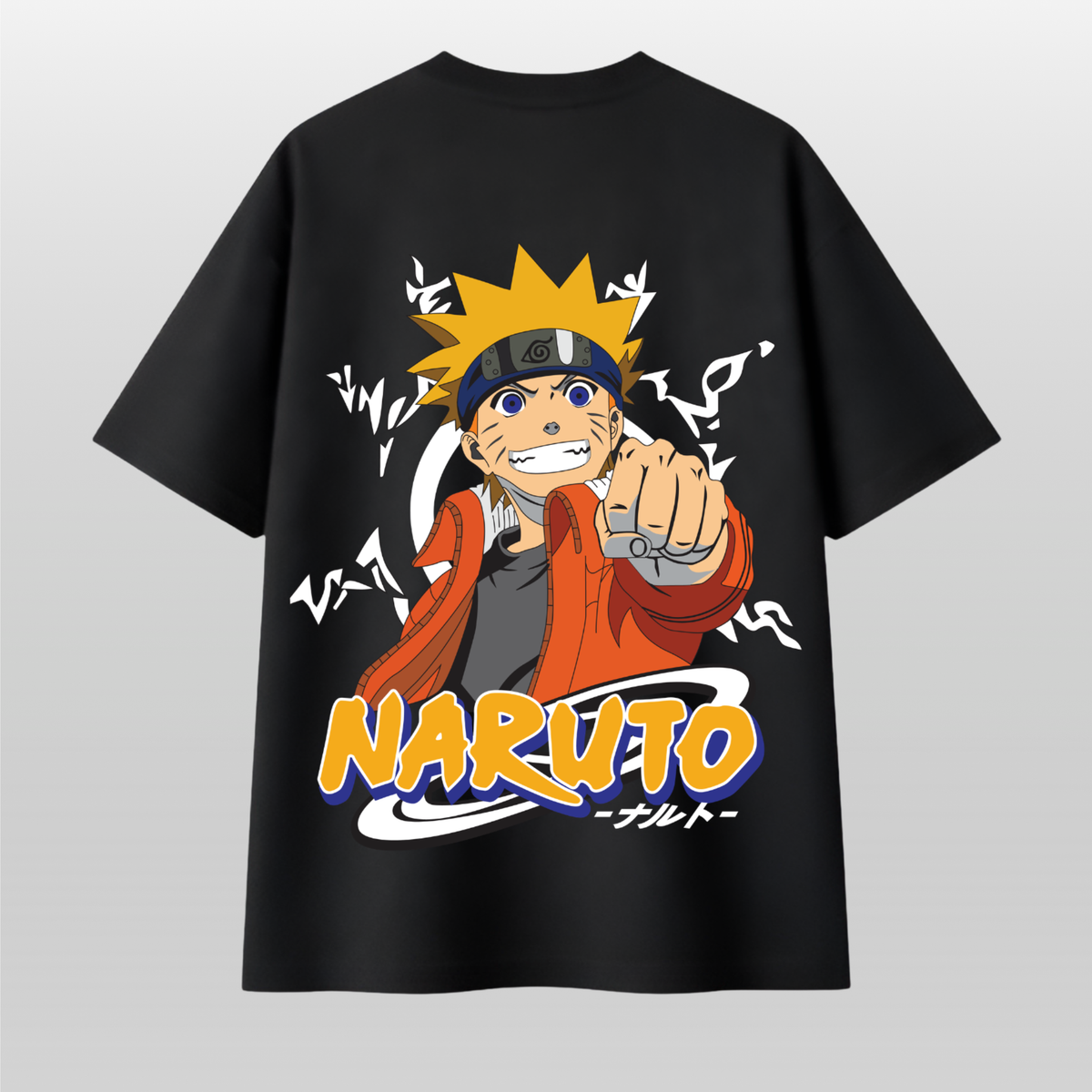 Shinobi Energy Anime Inspired Oversized T-Shirt
