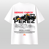 Sergio Perez Red Bull F1 Oversized T-Shirt – Checo Racing Graphic Tee
