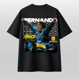 Fernando Alonso Renault F1 Vintage Oversized T-Shirt – Champion Era Racing Tee