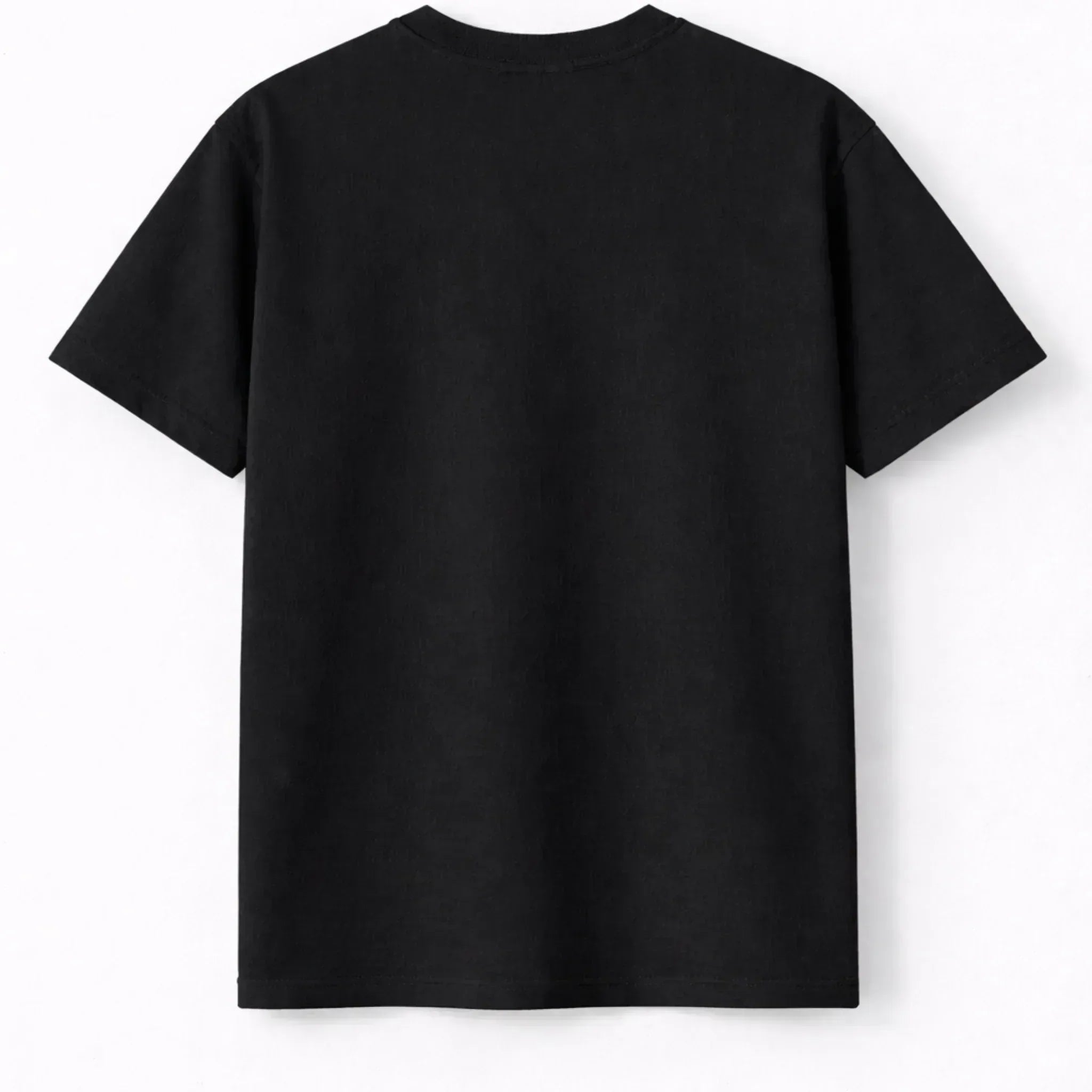 Plain Oversized T-Shirt – Classic Black - WULFVERSE