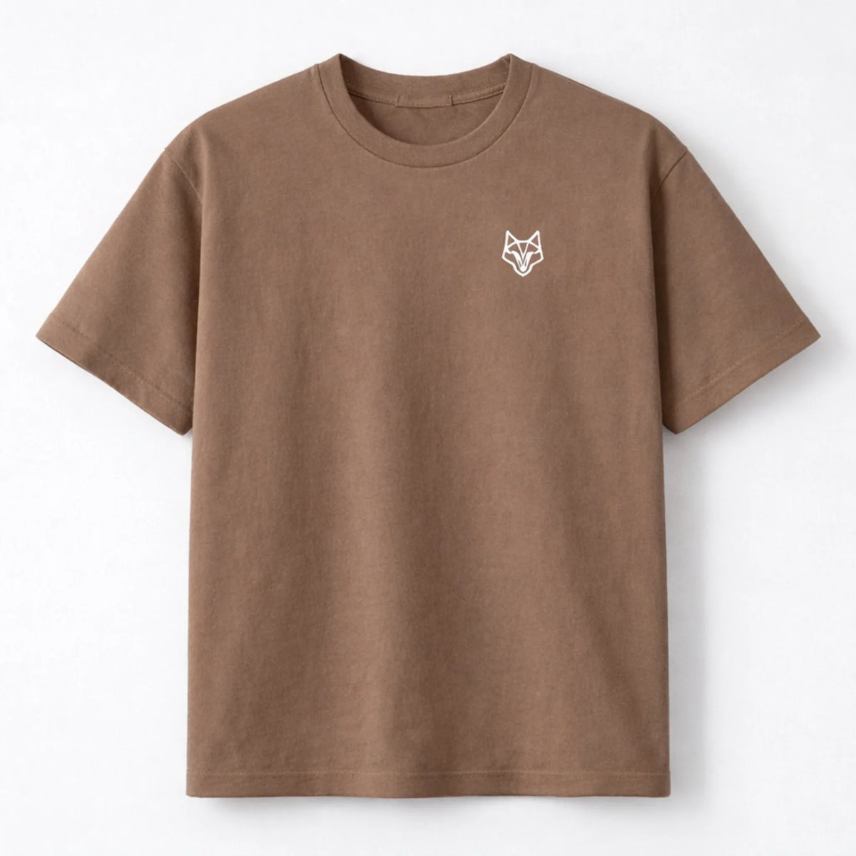 Plain Oversized T-Shirt – Mocha Brown