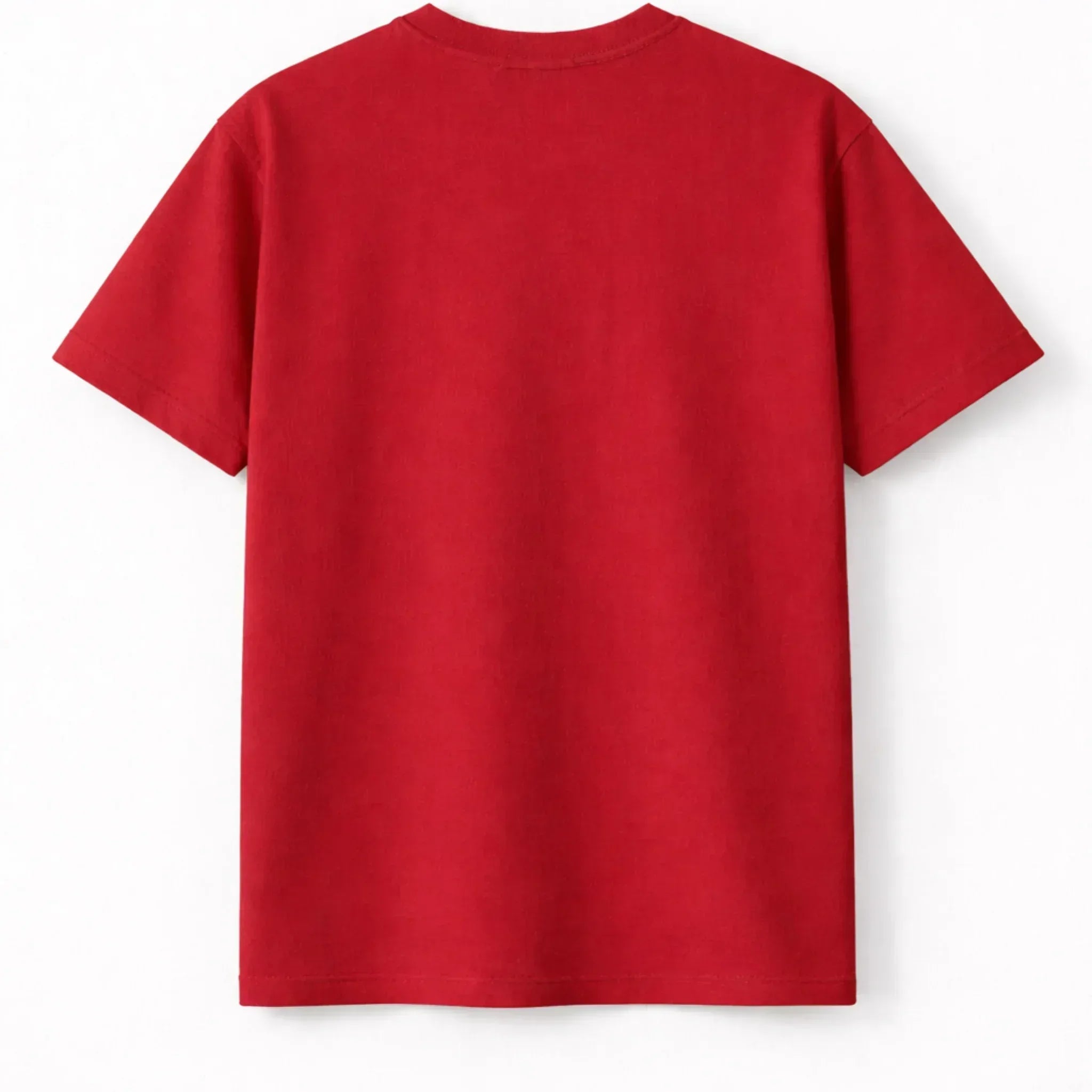 Plain Oversized T-Shirt – Deep Maroon - WULFVERSE