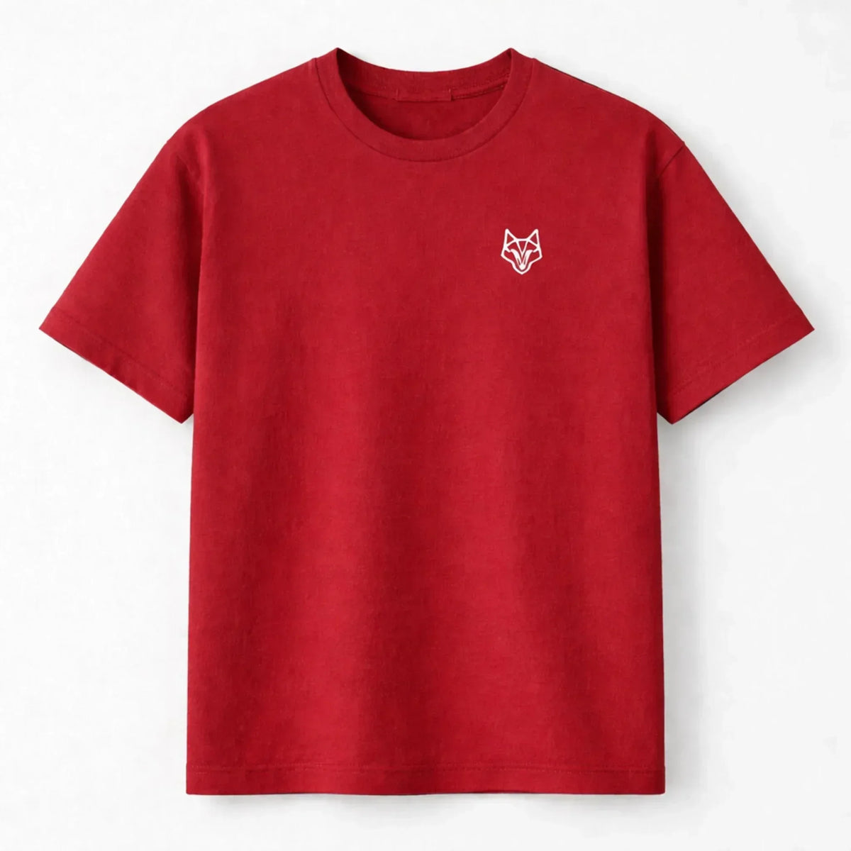 Plain Oversized T-Shirt – Deep Maroon - WULFVERSE